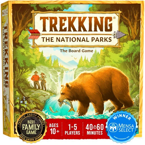 Underdog Games Trekking The National Parks (3rd Edition) - The Award-Winning Family Board Game | Great for Kids Ages 10 and Up | Easy to Learn | Designed for National Park Lovers