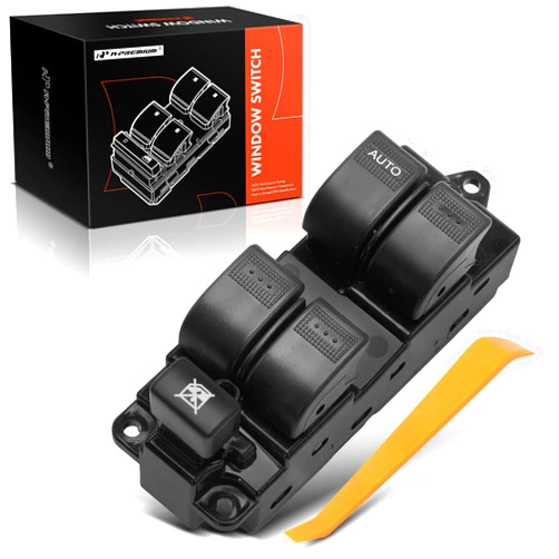 A-Premium Power Master Window Switch Compatible with Mazda 6 2004-2005, Front Left Driver Side, Replace # GJ6A66350A