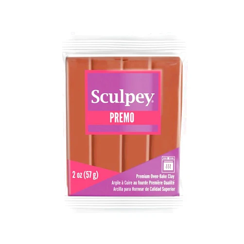 Sculpey Premo Polymer Clay 2oz-Terra Cotta