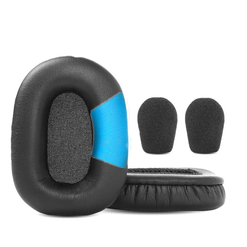 YunYiYi Replacement Ear Pads Cushions Compatible with VXI BlueParrott B450-XT S450-XT B550-XT B650-XT Noise Canceling Bluetooth Headset Protein Leather Earpads Ear Cups Cover Repair Parts
