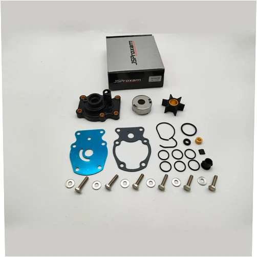 JSProxam New Water Pump Repair Kit with Housing Replacement for Johnson Evinrude for（1980-UP）20 25 30 35HP Outboard Motor Parts - Replace 393630, 393509, 391636, 0393630, Sierra 18-3382
