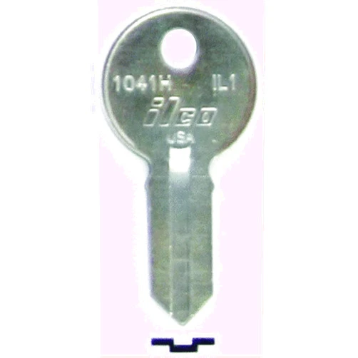 KABA ILCO IL1-1041H Key Blank for Illinois Lockset, Equivalent to Illinois Key Blank 110