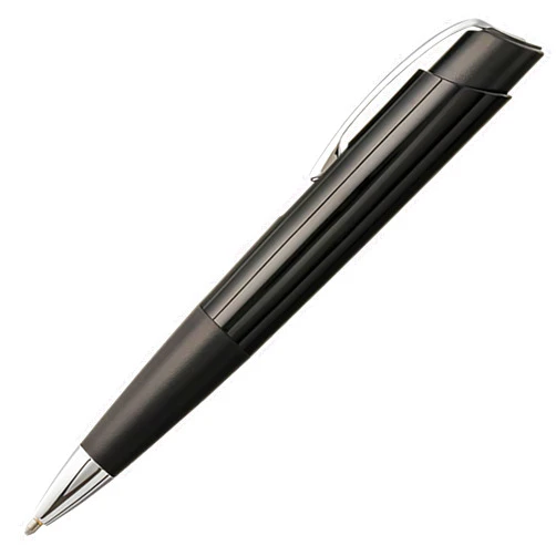 Fisher Space Pen Shiny Black Eclipse Pen, Pressurized Ballpoint Pen, Writes Upside Down and in Extreme Temperatures, Smooth Black Ink, Medium Point, Pocket Clip