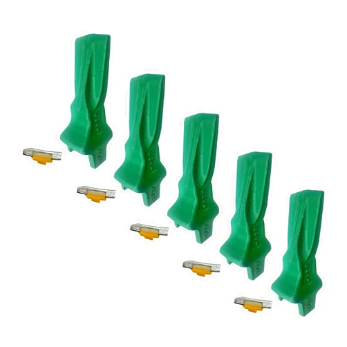 Digger Supply Excavator, Loader Bucket Teeth w/Pins, 15GPE, Fits Volvo DRP Tooth Systems (5)