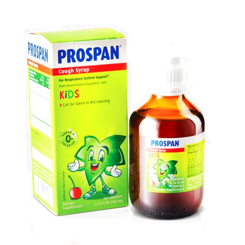 Prospan/Abrilar Kids Cough Syrup + Mucus with Proprietary Ivy Leaf Extract EA575 - Soothes Cough, Mucus Relief, No Sugar, Non-Drowsy, Alcohol-Free, Drug-Free - 200 mL
