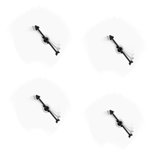 Sonarun 40 Pack Transparent Spinners Dry Erase Math Game Spinners with Rotating Arrows Clear Spinners for School Classroom Math Teaching Tools Family Holiday Party Game Supplies