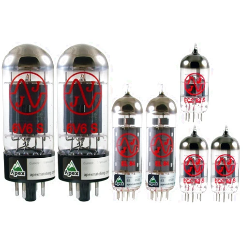 AmplifiedParts Vacuum Tube Set for Egnater Rebel 20, JJ Brand, Apex Matched
