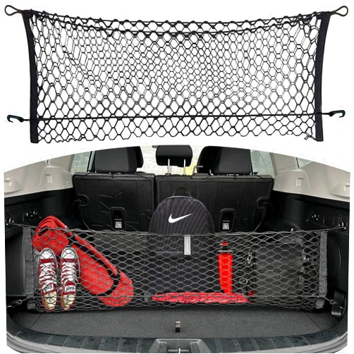 TN TrunkNets Inc Envelope Style Automotive Elastic Trunk Mesh Cargo Net for Subaru Forester (SK) 2019-2025 - Premium Trunk Organizer and Storage - Luggage Net for SUV - Best Car Organizer for Subaru Forester