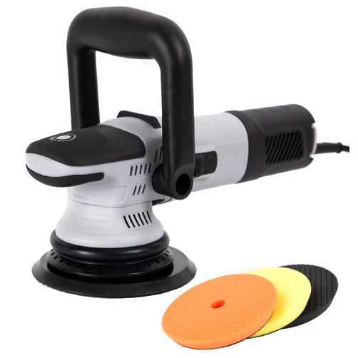 Steel Force PRP67509 6-inch Dual Action/DA Polisher, Buffer Waxer with Lock Switch and 6 Variable Speeds for Car Detailing, Tile Cleaning and Wood Polishing