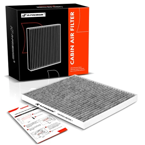 A-Premium Cabin Air Filter with Activated Carbon Compatible with Kia Spectra 2004-2009, Spectra5 2005-2009, Borrego 2009-2011, Replace# 971332F010