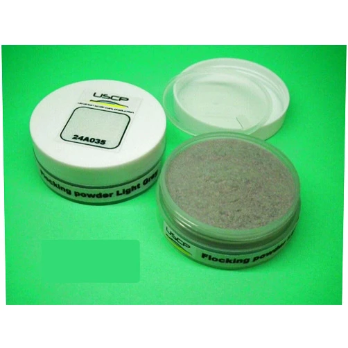 USCP 24A035 Hi-Quality Flocking Powder Light Grey 30ml