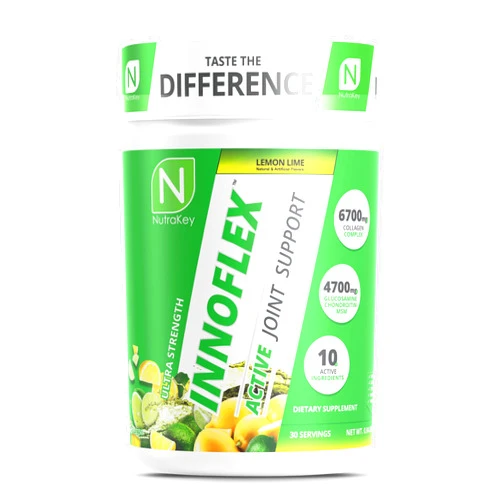 NutraKey Innoflex Glucosamine with Chondroitin, Msm, Hyaluronic Acid and Collagen, 1500mg