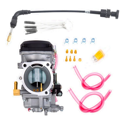 MINSTAR CV40 Carburetor with Choke Cable fits Harley Davidson Dyna Electra Glide Fatboy Softail Sportster 1200 XLH1200 Sportster 883 XL883 XLH883
