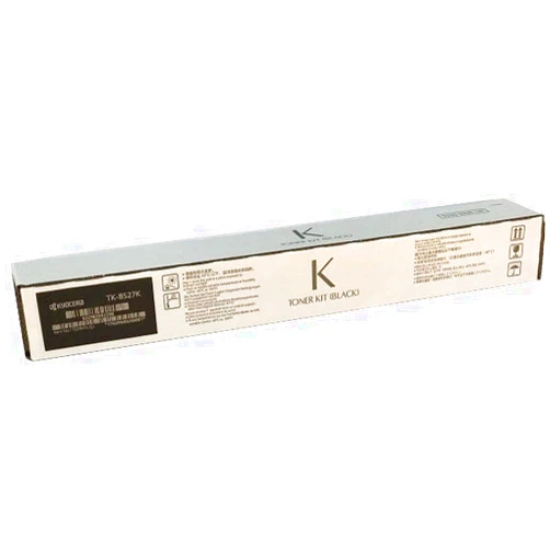 Kyocera 1T02RM0US0 Model TK-8527K Black Toner Cartridge for use Copystar CS-3552ci, CS-4052ci, TASKalfa 3552ci and 4052ci Color Multifunctional Printers