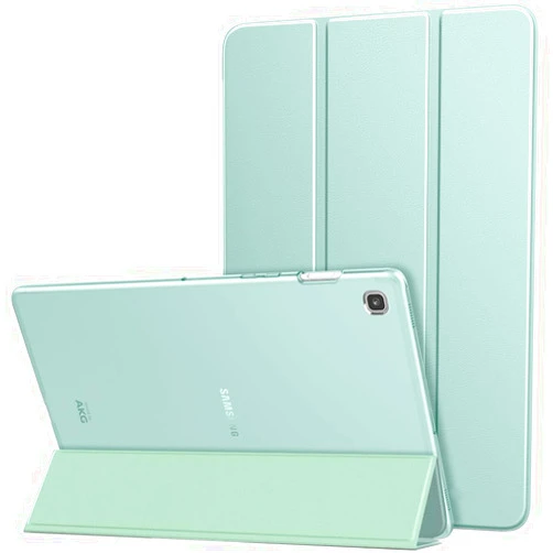 MoKo Case Fit Samsung Galaxy Tab S5e 2019, Ultra Thin Slim Shell Trifold Stand Cover with Frosted Back with Auto Wake and Sleep for Galaxy Tab S5e SM-T720/SM-T725 2019 Tablet, Agave Green