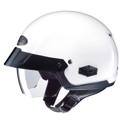 HJC Unisex Adult is-Cruiser Solid White Half Helmet 0824-0109-05