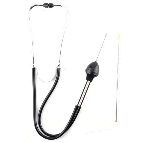 Weohoviy Stethoscope Engine Diagnostic Tool, Mechanic Engine Sonarscope Stethoscope, Engine Tester, Auto Stainless Steel Mechanics Cylinder Stethoscope Car Engine Diagnostic Tool Hearing Tool