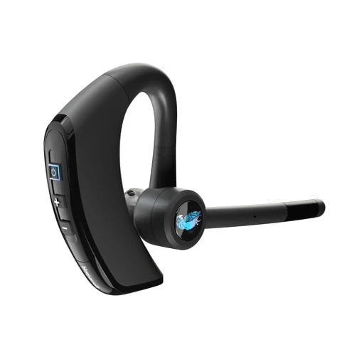 BlueParrott M300-XT SE Mono Bluetooth Wireless Headphones 80% Noise Canceling Earpiece Headset for Mobile Workers & Delivery Drivers, Compact Design with IP54-Rated Protection, 14 hrs Talk Time, Black