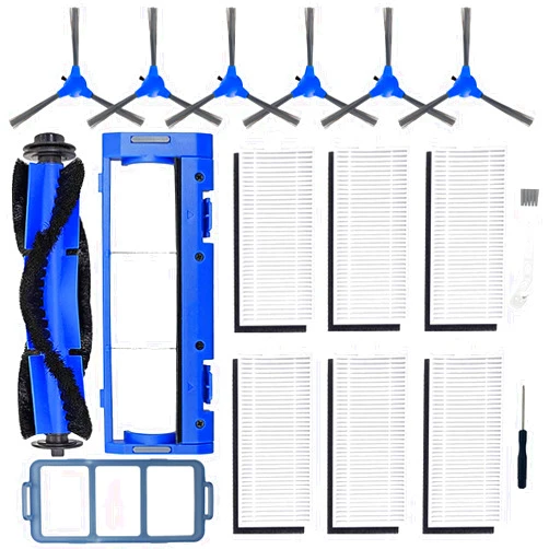 CauYien Replacement Parts for Eufy RoboVac 11S, 25C, 30, 30C, 35C, 12, 15T, 15C Vacuum Cleaner,eufy 11s Replacement kit:1*Rolling Brush,6*Side Brushes,6*Hepa Filter,1*Pre Filter,1*Roller Brush Guard