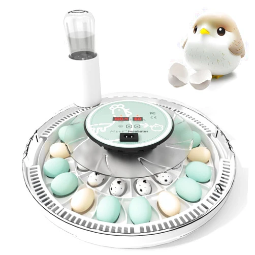 MeeF incubators for Hatching Eggs,Automatic 28 Eggs Incubator with Automatic Turner and Humidity Control, can Hatch Duck Eggs, Pigeon Eggs, Bird Eggs,Quail Eggs and 15 Goose Eggs…