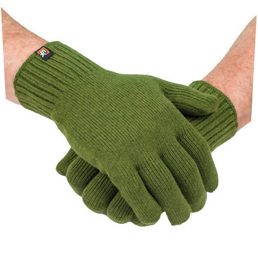 Evolution Knitwear Wool Knit Gloves - Super Soft Merino Wool - Made in the USA - Large