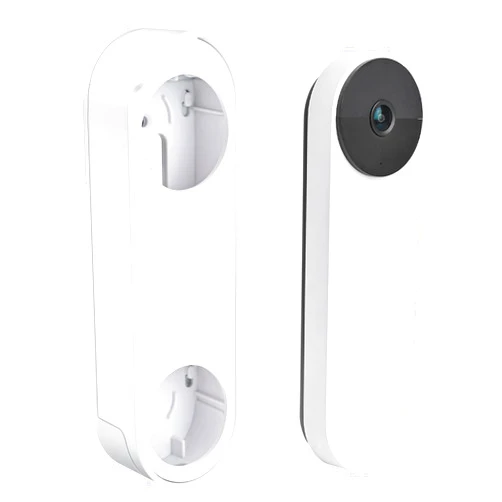 Wochel Anti-Theft No Drill Doorbell Mount Compatible with Google Nest Doorbell (Battery), Video Doorbell Door Mount for Apartment, Home, Renters, No Tools Needed and Protect Your Wall