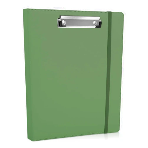 SKYDUE 3 Ring Binder, PU 1 Inch Binder with 2 Interior Pockets & Clip, Round Ring Binder Holds 8.5