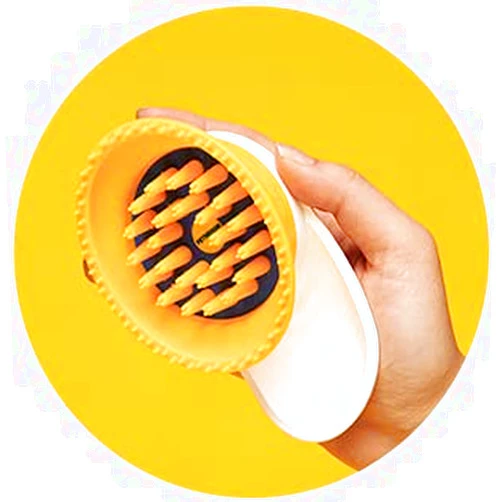 Bringko [MADE IN KOREA] PETHROOM PREMIUM PET HEALING BRUSH, Grooming, Dematting, Deshedding, Massaging for Dogs & Cats