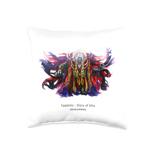 SOUSEIWORKS Creon, demon,indie game,monster,Japan,rock,punk,cute,cool Throw Pillow