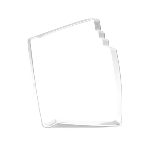 Keewah 3.5 inch Book Cookie Cutter - Stainless Steel