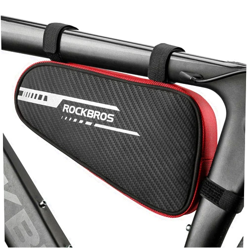 ROCKBROS Bike Bicycle Triangle Bag Bike Storage Bag Bicycle Frame Pouch Bag for MTB Road Bike Cycling Bike Accessories