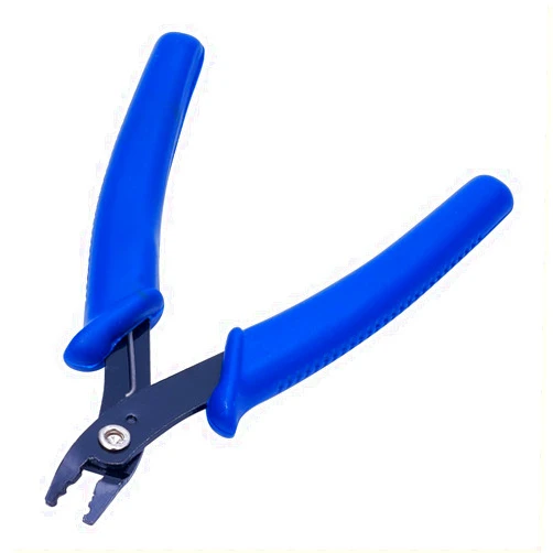 PH PandaHall Pandahall 1 Set Deepblue Steel Crimper for Micro Tube Crimping Beads Jewelry Making Tools 5.11x2.56 Inch