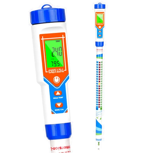 CIZTADA Truncheon Nutrient Meter for Hydroponic Digital Conductivity Tester for Water EC and TDS Meter with EC CF 500ppm 700ppm for Indoor Plant Grow Hydro Reservoir Tank Aeroponic Garden