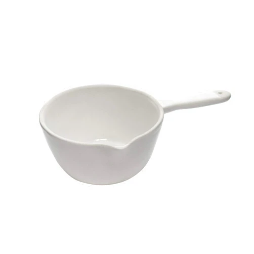 EISCO Caserole Crucible, 200ml - with Pouring Spout & Porcelain Handle