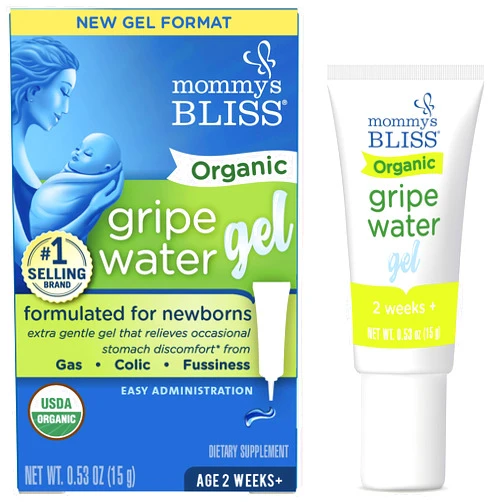 Mommy's Bliss Organic Gripe Water Gel for Newborns, (Organic Gel (45 Servings))