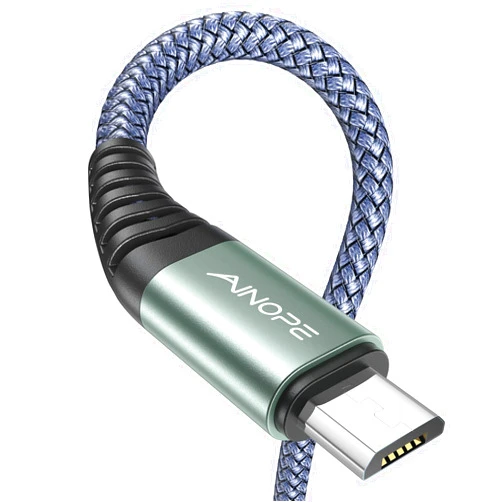 AINOPE USB to Micro USB Cable 10FT 2Pack, Unbreakable Braided Micro USB Cable for Kindle, Micro USB for Kindle Charger Replacement Fit for Samsung Galaxy S7,S6, Edge Note 5, Kindle, LG and More