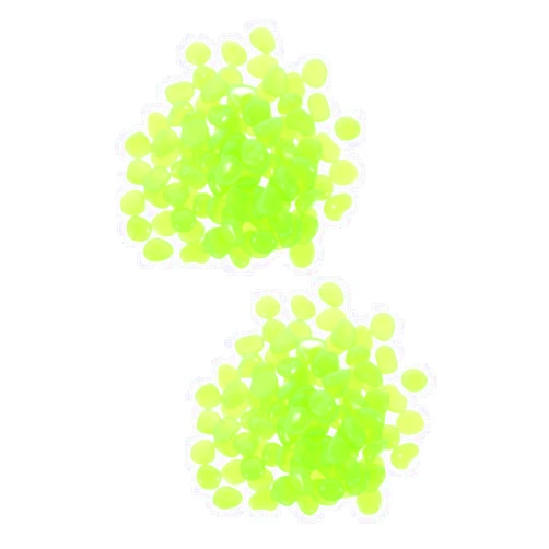 Yardwe 400 Pcs Light-Emitting Stones Garden Rocks Outdoor Landscaping Bulk Decorative Rocks for Planters Vase Planter Stones Glow in Dark Rocks Resin Fish Tank Small Stone