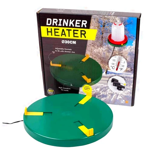 My Favorite Chicken Chicken Water Heater and Deicer - Electric Poultry Waterer for Winter - Portable Design, Freeze Proof Chicken Supplies for Outdoor Use - Water Heater and Warmer for Outside