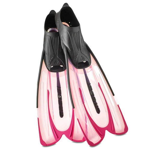 CRESSI Adult Snorkeling Fins with Self-Adjustable Comfortable Full Foot Pocket | Perfect for Traveling | Agua: Made in Italy