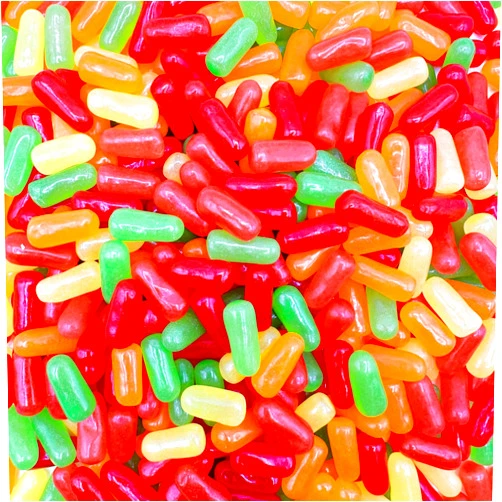 Fusion Sweets And Snacks Mike and Ike Candy Bulk - 1 Pound Bag - Original Fruit Flavored Variety - Chewy Mike and Ikes Candies - Fat Free Movie Theater Candy