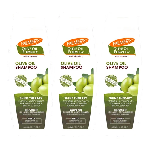 Palmer's Olive Oil Formula with Vitamin E, Smoothing Shampoo 13.50 oz (Pack of 3)