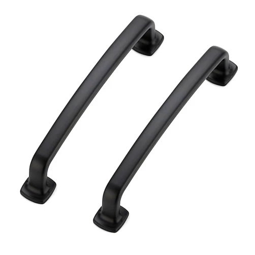 Ravinte Decor 30 Pack Cabinet Handles Arch Cabinet Pulls - 5 Inch Drawer Pulls Black Kitchen Cabinet Handles Curved Dresser Handles Solid Cabinet Door Handles for Kitchen Cabinet Hardware