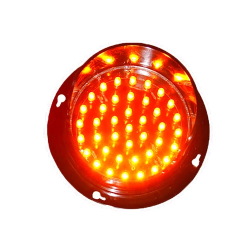 Vnrutkou LED Traffic Light, Red/Green/Yellow Stop and Go Light, Traffic Signal Light, Industrial Signal Light for Roads, Cobweb Lens Warning Light (Yellow 24V)