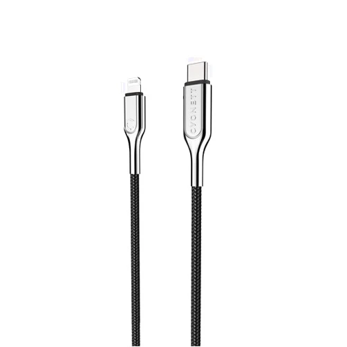 Cygnett - Armoured Lightning to USB-C Cable - Length 10 cm - Black