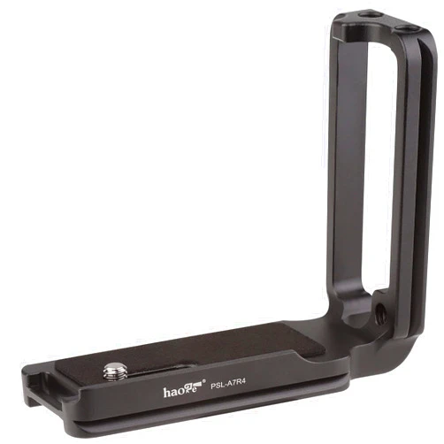 Haoge PSL-A7R4 L Bracket for Sony a7r5 α7R V A7R4 a7riv a7r4 a7rm4 A9ii E-Mont Camera,1 Piece Integrated Metal Arca Style Compatiable Quick Release Plate