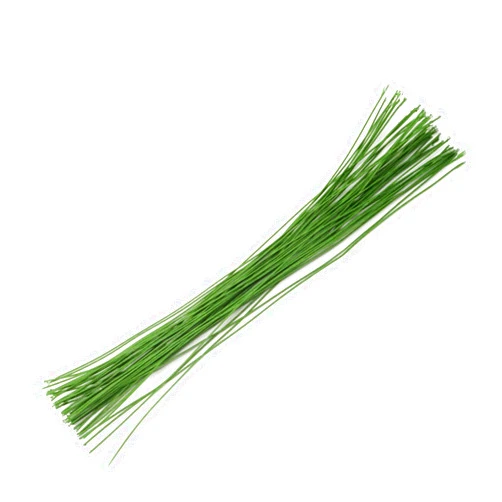 Honbay 50PCS 16 Gauge 14.2inch Floral Stem Dark Green Paper Wrapped Wire (16 Gauge)