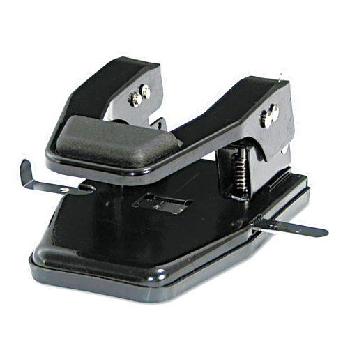 Master MP250 40-Sheet Heavy-Duty Two-Hole Punch, 9/32-Inch Holes, Padded Handle, Black