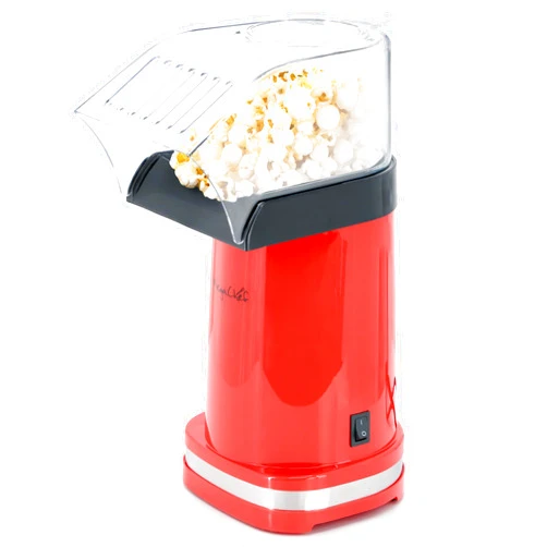MegaChef Red Popcorn Popper, Popcorn Maker, Electric Hot Air Popper