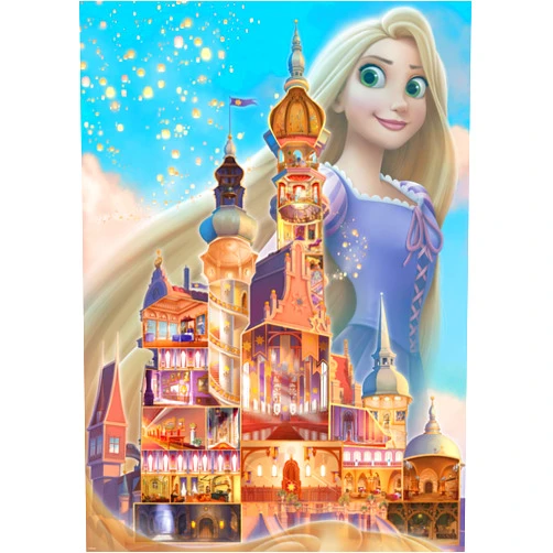 Ravensburger Disney Castle Collection: Rapunzel 1000 Piece Jigsaw Puzzle for Adults - 12000264 - Handcrafted Tooling, Made in Germany, Every Piece Fits Together Perfectly