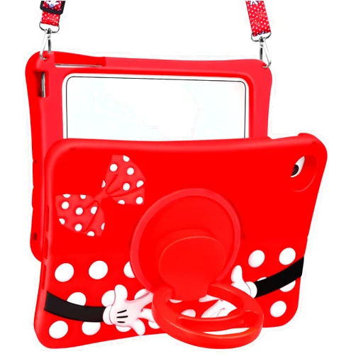 Lotadilo Cute Case for iPad iPad Mini 5 2019/Mini 4 2015 - Silicone 3D Design for Girls Women Teens Girly Kawaii Funny Cartoon Soft Stand for iPad 5th/4th Generation Case 7.9 inch with Lanyard